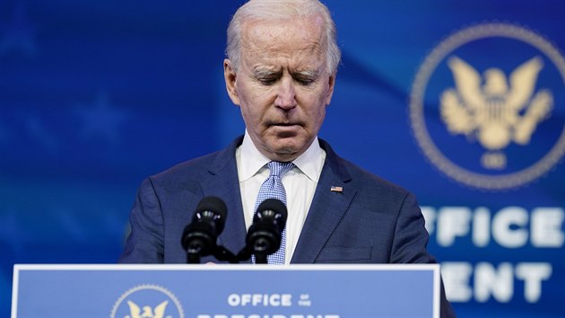 Joe Biden pi projevu k situaci v Kapitolu,