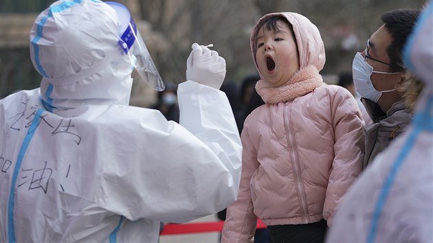 Testování na koronavirus v ín.
