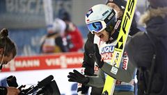 Polský skokan Kamil Stoch vyhrál pot�etí Turné �ty� m�stk�
