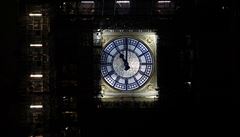 Londýnský Big Ben ukazuje čas, kdy Británie definitivně odešla z EU.