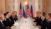 Americk prezident Donald Trump a rusk prezident Vladimir Putin na pozdnm...