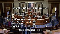 Většina členů americké Sněmovny reprezentantů podle očekávání podpořila návrh...