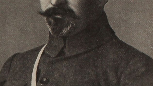 Josef Kroutil jako major ruských legií