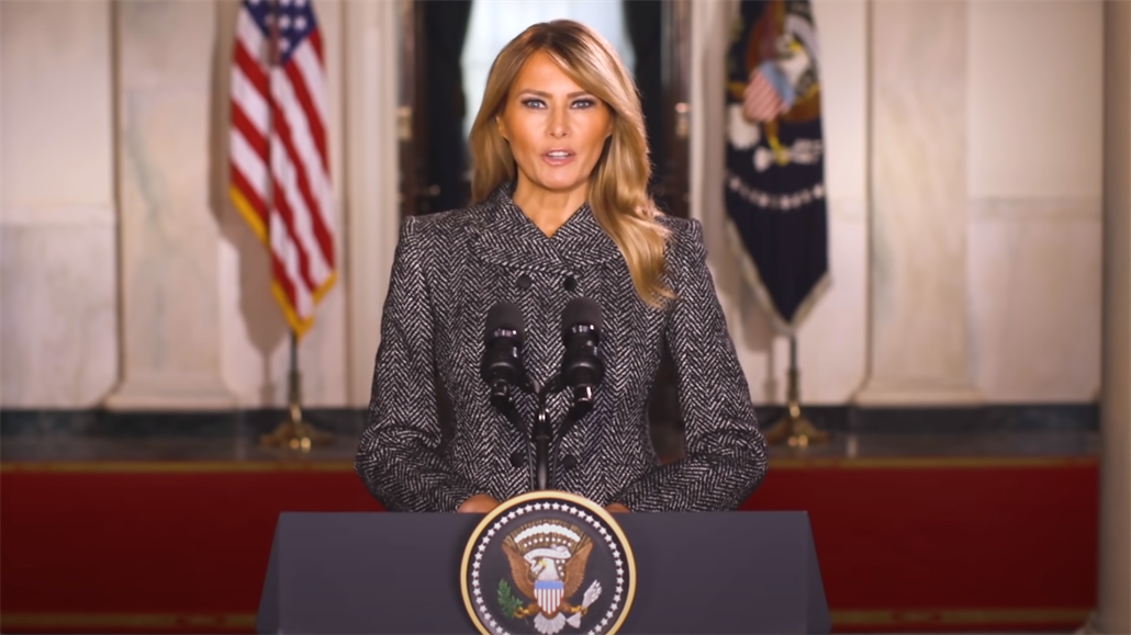 Melania Trumpová se louí se svou pozicí.