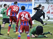 Utkání 15. kola první fotbalové ligy: FK Píbram - Viktoria Plze, 17. ledna...
