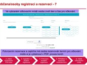 Krok 7 pi registraci obana na okování proti covidu.