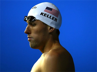 Olympijsk vtz v plavn Klete Keller.