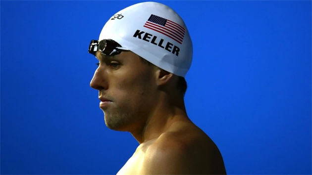 Olympijský vítz v plavání Klete Keller.