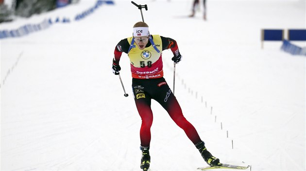 Johannes Thingnes Bö dokonuje vítzný sprint v Oberhofu.