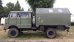 Obytné auto, jeho� základem je v�z IFA slou�ící ve východon�mecké armád�