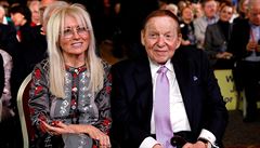 Sheldon Adelson na setkání republikán� v roce 2019.