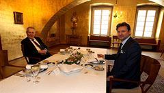 Zeman mluvil s Vondráčkem při obědě o říjnových sněmovních volbách