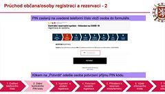 Krok 2 p�i registraci ob�ana na o�kování proti covidu.