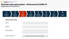 Centrální rezervaní systém, registrace na okování.