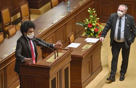 ‚Sobecký idiot.' Poslanec Volný vystoupil ve Sněmovně bez ...