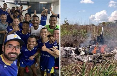 Neštěstí v Brazílii. Čtyři fotbalisté zahynuli při havárii letadla, v něm byli kvůli covidu