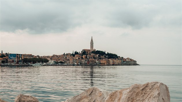 Rovinj - staré msto má neopakovatelnou atmosféru. Chorvatsko 2020.