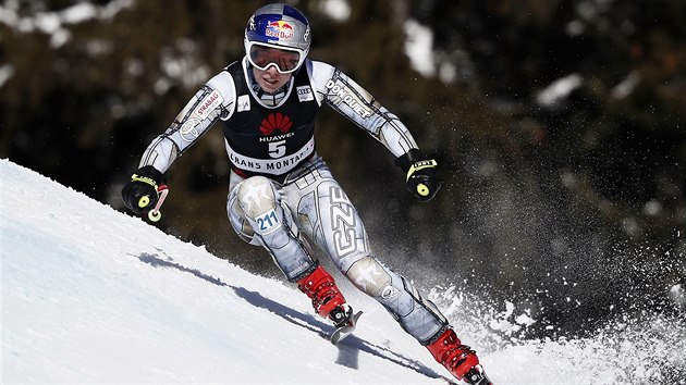 Ester Ledecká v Crans Montan