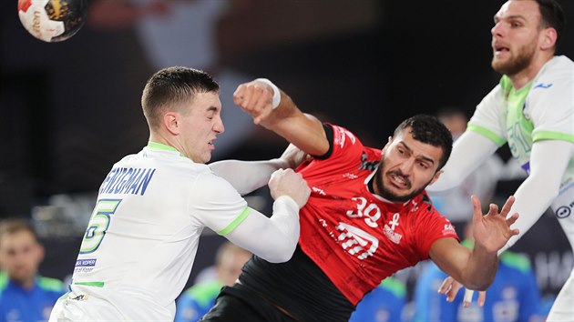 MS v hzen: Slovinsko - Egypt (Henigman, Elderaa)