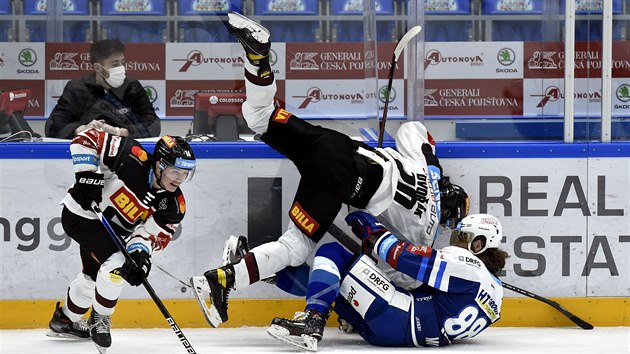 Utkání 38. kola hokejové extraligy: HC Kometa Brno - HC Sparta Praha, 22. ledna...