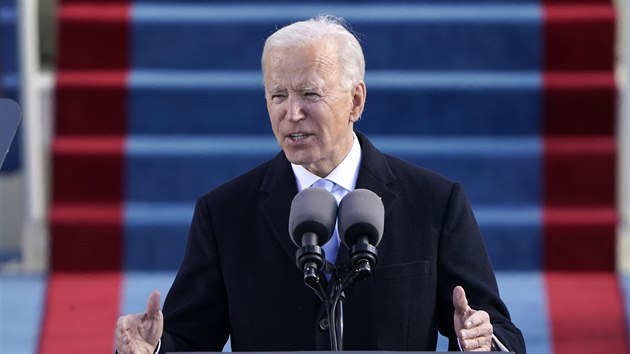 Spojené státy slaví triumf demokracie, ekl nový americký prezident Joe Biden....