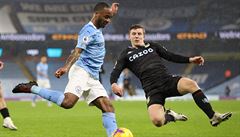 Fotbalisté Manchesteru City v anglické lize porazili Aston Villu