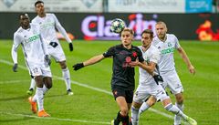 Utkání 16. kola první fotbalové ligy: MFK Karviná - Slavia Praha, 23. ledna...