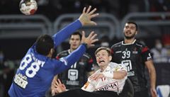 Dánsko ve �tvrtfinále MS v házené p�etla�ilo Egypt.