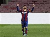 Lionel Messi si proti Bilbau pipsal 650. branku v dresu Barcelony.