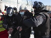 Protest na podporu Navalného ve Vladivostoku 31. ledna. Ruská média hlásí...