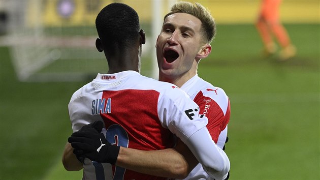 Utkání 17. kola první fotbalové ligy: Slavia Praha - FK Jablonec, 31. ledna...