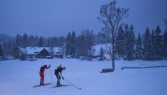 B�ka�i v horském st�edisku v Bed�ichov� v Jizerských horách.