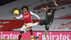 Arsenal a Manchester United