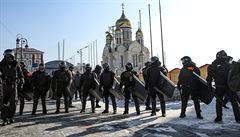 Ned�lní protesty doprovázejí nebývalá bezpe�nostní opat�ení.