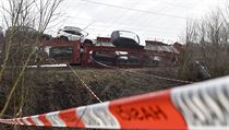 Srážka dvou nákladních vlaků na Zlínsku zastavila v noci na 5. února 2021...