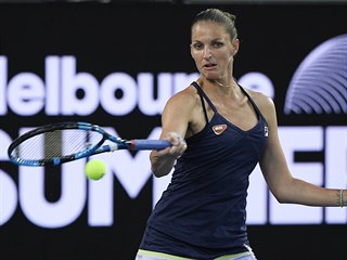Karolna Pkov hladce prola prvnm kolem Australian Open.