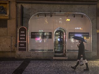 3.2.2021, Praha, Na Pkopech V ulici Na Pkopech v centru Prahy je piblin...