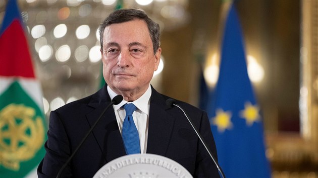 Nkdejí éf Evropské centrální banky Mario Draghi.