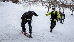 Strnci vyhnali dti i snowboardisty z Petna, skovala tam cel kolka. Vyhlku zmnme, reagoval Hib