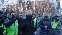 Alexej Navalnyj s manelkou.