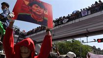 Protesty ve mst Rangn v Barm.