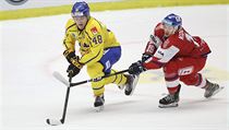 Čeští hokejisté na úvod Švédských hokejových her podlehli domácímu výběru.