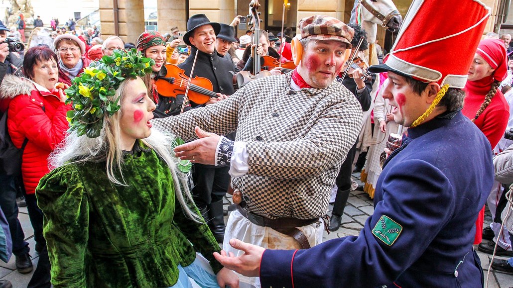 Tradiní masopustní festival v Olomouci.