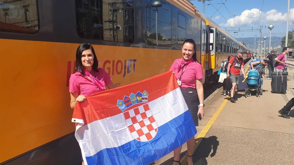 luté vlaky RegioJetu zamíí do Chorvatska i letos, dopravce u spustil...