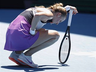 Petra Kvitov vypadla z Australian Open.