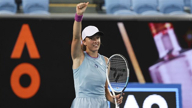 Iga wiateková na Australian Open