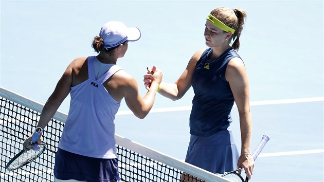 �eská tenistka Karolína Muchová porazila ve �tvrtfinále Australian Open...