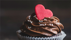 Valentýnské cupcakes