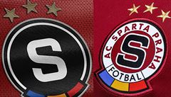 Vlevo nové logo, vpravo dosavadní logo AC Sparta Praha. | na serveru Lidovky.cz | aktuální zprávy