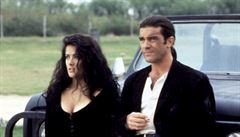 Salma Hayeková a Antonio Banderas. Snímek Desperado (1995).